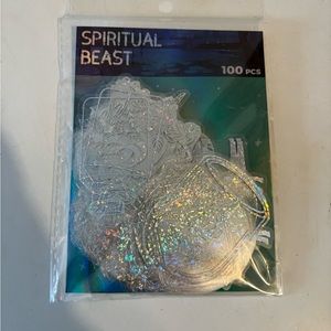 (3 for $20)Spiritual Beast Holographic Waterproof Stickers 100 pce